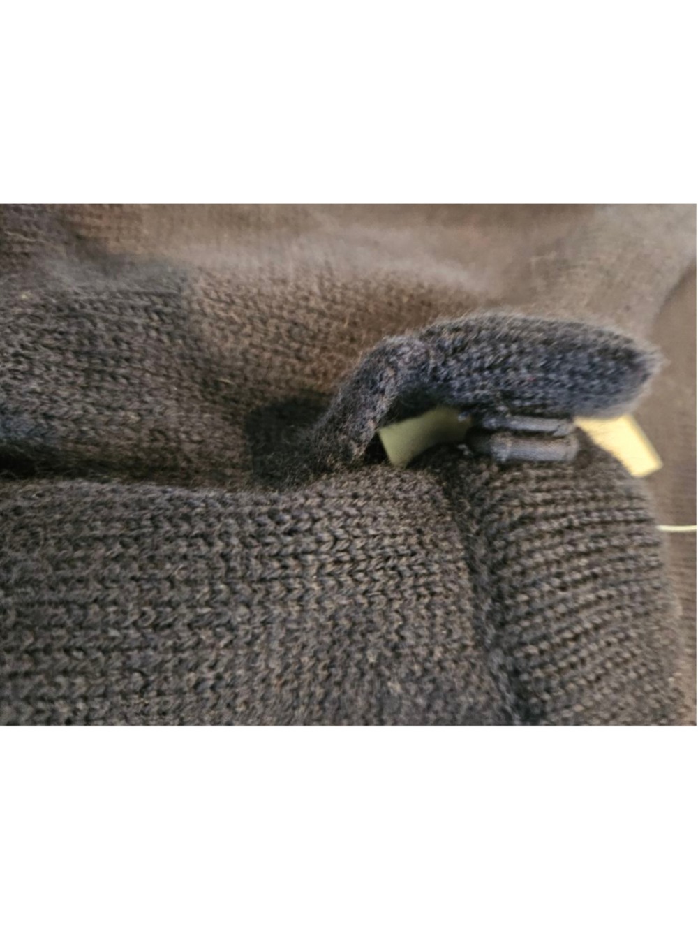 Women's Susan Bristol NWT Navy Merino Wool Cardigan XL - Picture 10 of 11